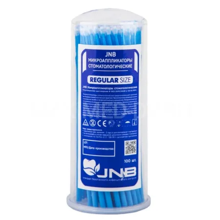 JNB Микроаппликаторы стоматологические Regular (уп.100шт.)