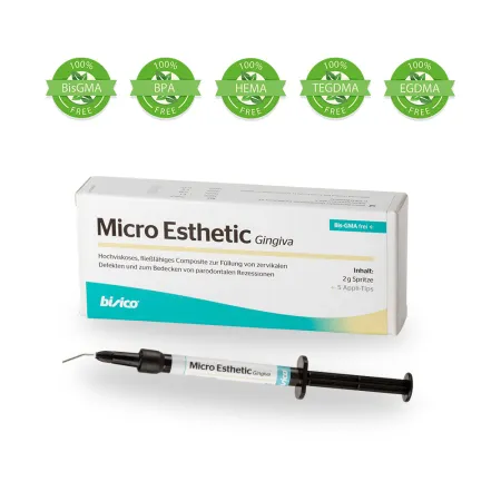 Bisico Micro Esthetic Gingiva, G-M (средний) пломбировочный жидкотекучий материал