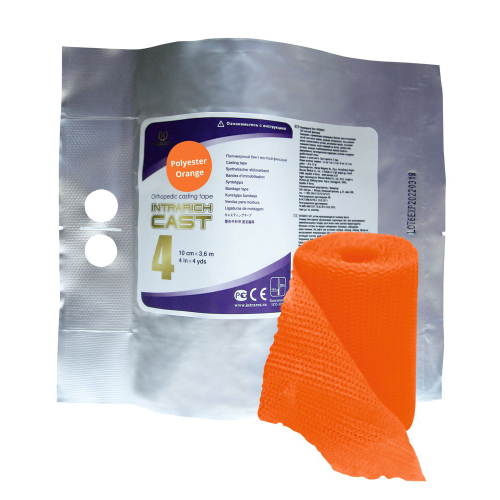 Бинт полимерный IR-SC004Е 10см х 3.6м INTRARICH CAST SOFT оранжевый
