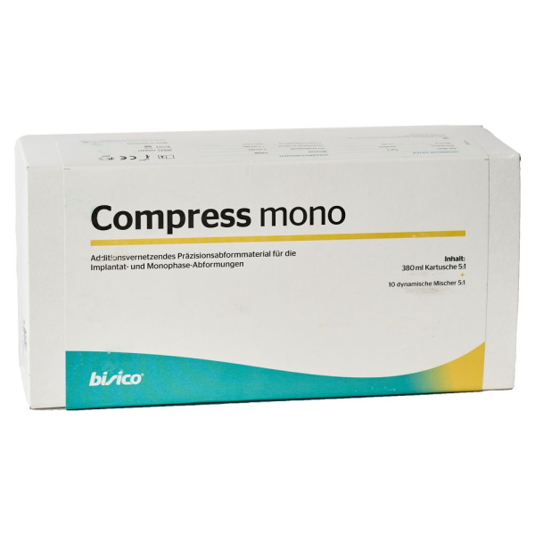 Bisico Compress mono Гидрофильный материал для монофазных оттисков, цвет фиолетовый (1 картридж 380 