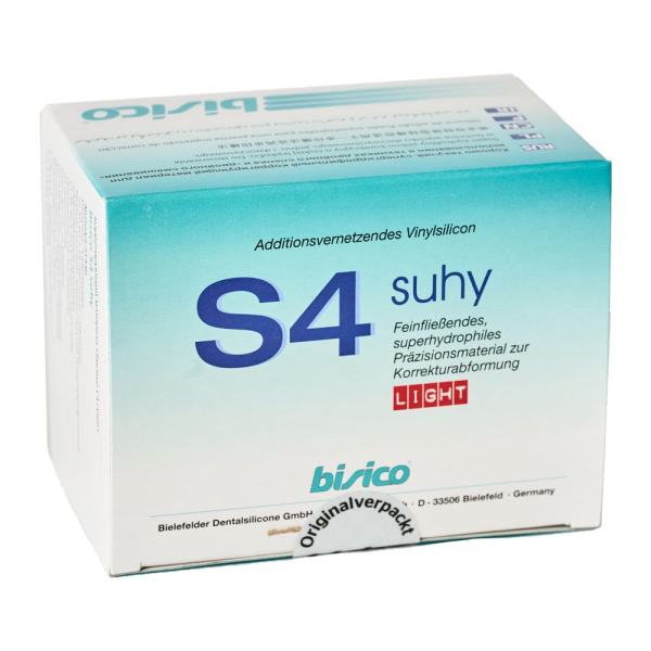 Bisico S4 superhydrophill Супергидрофильный коррегирующий материал (3 катриджа по 50мл+18 смесителя+