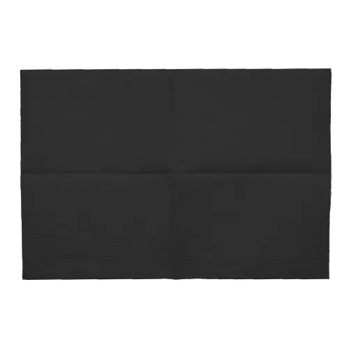 JNB Стоматологические 2-слойные нагрудники-салфетки (цвет черный) (33 х 45см) арт. 12005
