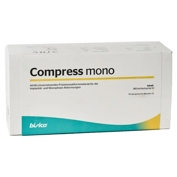 Bisico Compress mono Гидрофильный материал для монофазных оттисков, цвет фиолетовый (1 картридж 380