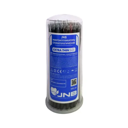 JNB Микроаппликаторы стоматологические Extra-THIN (уп.100шт.)